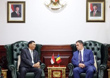 Menhan Sjafre Bertemu Dubes Rumania (foto Biro Infohan Setjen Kemhan)