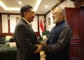 Menhan Sjafrie Sjamsoeddin menerima kunjungan kehormatan Dubes Pakistan Untuk Indonesia, H.E. Mr. Ameer Khurram Rathore