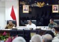 rapat koordinasi Kementerian PU Percepat Dukung Infrastruktur untuk Swasembada Pangan 2025 di Kantor Kementerian Pertanian