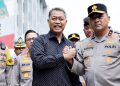Sekretaris Jenderal MK Heru Setiawan bersama Kapolda Metro Jaya Inspektur Jenderal Karyoto giat Kesiapan Penanganan Sengketa Pilkada 2025