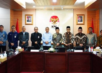 KPK Rakor Bersama Kemenag, BPH, dan BPKH di Gedung Merah Putih KPK, Jakarta, pada Kamis (23/01/2025)