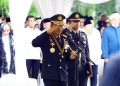 Kabareskrim Polri, Komjen Pol Wahyu Widada jadi irup di pemakaman mantan Wakapolri, Komjen Pol (Purn) Syafruddin Kambo di TMP Kalibata, Jakarta Selatan