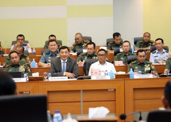 Menhan raker bersama Komisi I DPR RI terkait permohonan persetujuan penerimaan hibah Patrol Boat