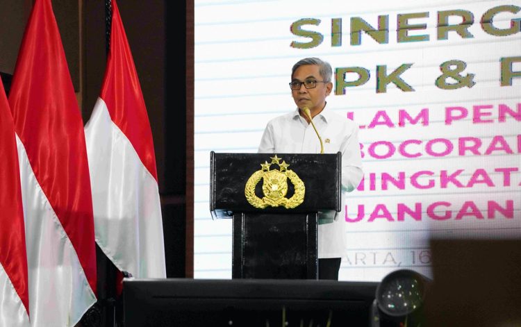 Ketua Komisi Pemberantasan Korupsi (KPK), Setyo Budiyanto dalam Rapat Kerja Teknis (Rakernis) Fungsi Reskrim Polri TA 2025 yang digelar secara hybrid di Aula Bareskrim Polri, Jakarta Selatan