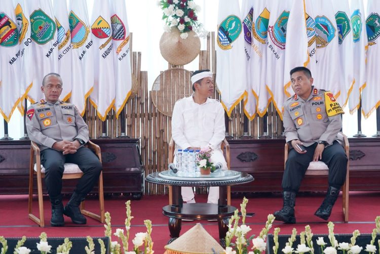 Kapolda Jabar Irjen Pol. Rudi Setiawan, Kapolda Metro Jaya Irjen Pol. Karyoto, Gubernur Jabar Dedi Mulyadi rakor dan penandatanganan MoU