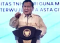 Prabowo Subianto Sentil Nama Kapolri dan Panglima TNI