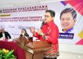 Wakil Menteri Transmigrasi, Viva Yoga Mauladi dalam Seminar Nasional Program Pascasajarna Universitas Prof. Dr, Moestopo (Beragama)