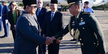 Presiden Republik Indonesia, Prabowo Subianto melanjutkan lawatan ke Ibu Kota Brasil, Brasília, pada Senin sore, 7 Juli 2025, waktu setempat melalui Pangkalan Udara Brasília
