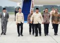 Presiden Prabowo usai lawatan luar negeri, tiba di Pangkalan TNI AU Halim Perdanakusuma, Jakarta, pada Rabu, 16 Juli 2025