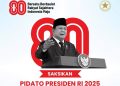 Pidato Kenegaraan Presiden RI dalam Sidang Tahunan MPR RI dan Sidang Bersama DPR-DPD RI, 15 Agustus 2025