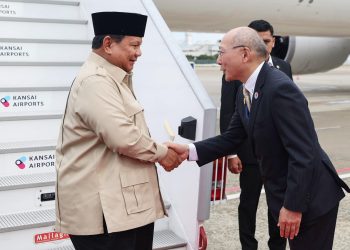 Presiden Prabowo Subianto bagikan kunjungan ke Paviliun Indonesia di Expo 2025 Osaka lewat akun X. Agenda ini jadi awal sebelum ke AS menghadiri Sidang Umum PBB ke-80. (Foto : Akun X @prabowosubianto)