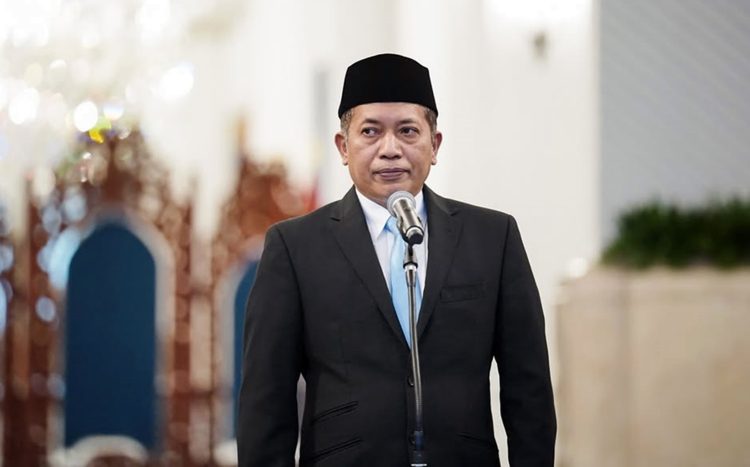 Ferry Juliantono saat dilantik Presiden Prabowo Subianto sebagai Menteri Koperasi di Istana Kepresidenan, Jakarta, pada Senin (8/9/2025).