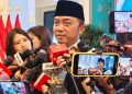 Menteri Sekretaris Negara Prasetyo Hadi memberikan keterangan usai pelantikan sejumlah pejabat di Istana Negara, Jakarta, Rabu (8/10/2025). (foto : Istimewa)