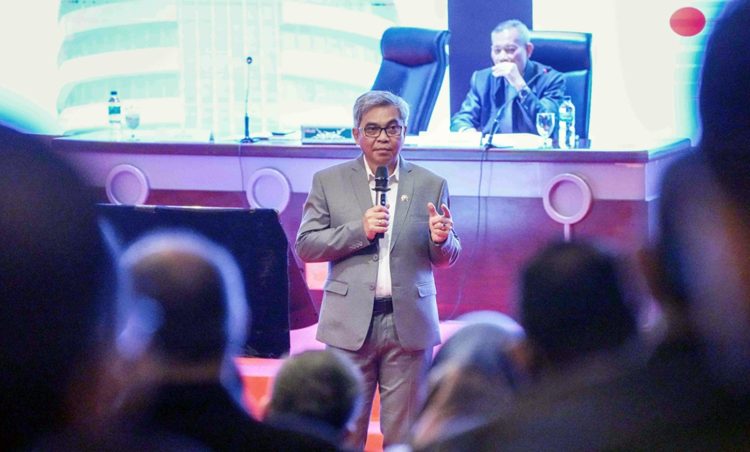 Ketua KPK Setyo Budiyanto dalam Kuliah Umum bertajuk “Penyelenggaraan Pemerintahan yang Bersih dan Bebas dari Korupsi” di Auditorium Gadjah Mada Lemhannas, Jakarta