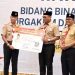 Ketua Kwarnas Gerakan Pramuka, Komjen Pol (Purn) Drs. Budi Waseso (kiri) dalam acara acara pembukaan Rapat Koordinasi Nasional (Rakornas) Bidang Binamuda, Binawasa, Orgakum, dan Kesekretariatan Tahun 2025