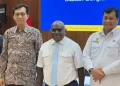 Menteri HAM Natalius Pigai saat konferensi pers di Jakarta menegaskan komitmen pemerintah mengawal Program Makan Bergizi Gratis bersama BGN.(Foto: Istimewa)