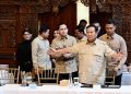 Presiden Prabowo Subianto memimpin rapat terbatas di Kertanegara membahas ketahanan pangan dan penguatan devisa hasil ekspor (foto: Setpress/BPMI)