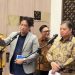 Menkeu Purbaya usai rapat bersama Menko Bidang Perekonomian Airlangga Hartarto di Graha Sawala, Gedung Ali Wardhana, Kemenko Perekonomian, Jakarta