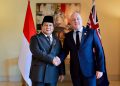 Presiden Republik Indonesia Prabowo Subianto mengadakan pertemuan bilateral dengan Perdana Menteri (PM) Selandia Baru Christopher Luxon di Ruang Agenas, Hotel Lahan Select Gyeongju, Jumat (31/10/2025)