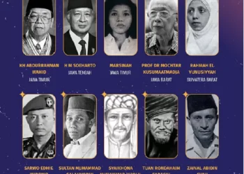 Gelar pahlawan untuk Soeharto, Gus Dur, dan Marsinah jadi simbol rekonsiliasi nasional oleh Presiden Prabowo.(Foto: Istimewa)