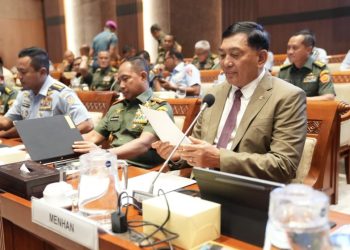 Menhan Sjafrie tambah pasukan TNI untuk amankan Jakarta, Aceh, dan Papua sebagai tiga center of gravity nasional.(Doc.Kemenhan)