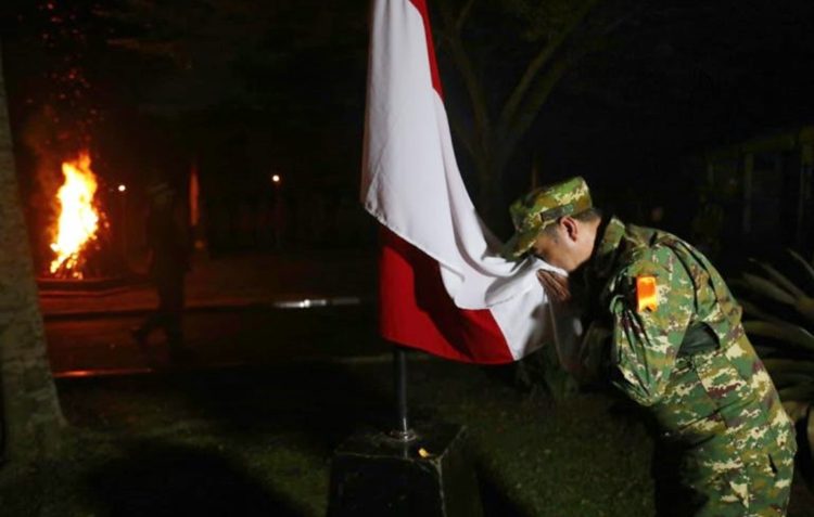 Penutupan Retret PWI 2026 acara “Api Semangat Bela Negara” (ASBN) di Pusat Kompetensi Bela Negara, Desa Cibodas, Kecamatan Rumpin, Kabupaten Bogor, Jawa Barat
